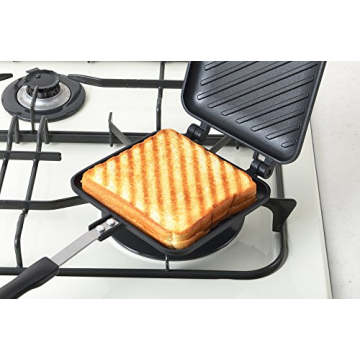 Yoshikawa SJ2408 Hot Sand Maker for Crispy Grilled Sandwiches