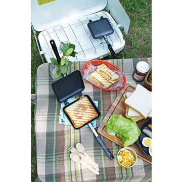 Yoshikawa SJ2408 Hot Sand Maker for Crispy Grilled Sandwiches