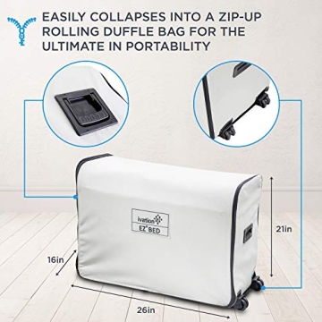 Comfortable Ivation EZ-Bed Queen Air Mattress for Guests