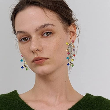 INNERDIVA Christmas Earrings - Festive Holiday Sparkle