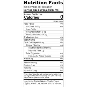 SweetLeaf Sweet Drops - Flavored Stevia Liquid Sweetener, Organic Stevia Extract, Zero Calorie, Keto...