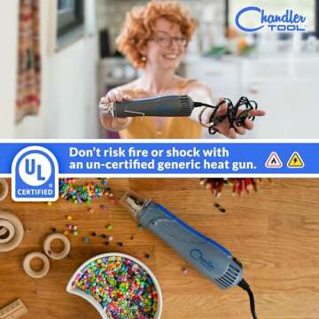 Heat Gun for Crafting - Versatile Mini Dual Temp Tool