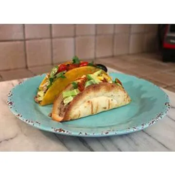 THE ORIGINAL MI TACO STAND- Gives more "crispy" to the taco INSIDE & OUTSIDE while frying. AIR frying; or baking. Patented design makes it easier to fill too.