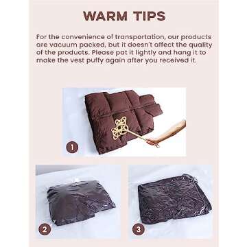 Lianlive Women's Stylish Cropped Puffer Vest