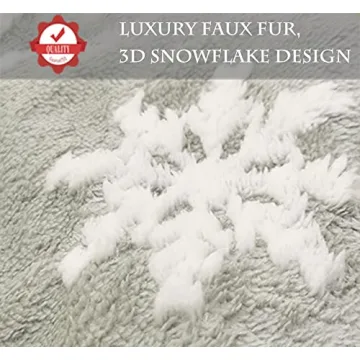 AISENO Faux Fur Christmas Stockings Set of 3 for Holiday Decor