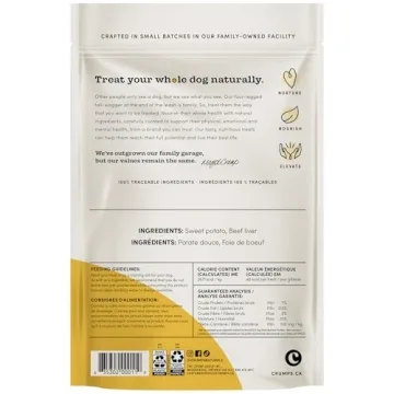 Natural Sweet Potato and Liver Treats for Dogs