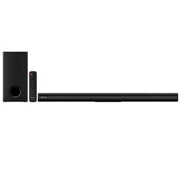 Hisense 58-inch ULED U6 Series Quantum Dot LED 4K UHD Smart Fire TV & HS218 2.1ch Sound Bar with Wireless Subwoofer, 200W, Powered by Dolby Audio, Roku TV Ready, Bluetooth, 3 EQ Modes
