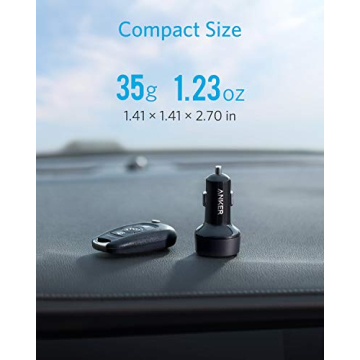 Anker 30W USB C Car Charger with Fast Power Delivery