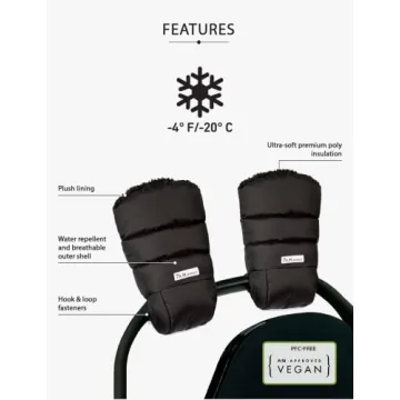 7AM Enfant Warmmuffs: Cozy Stroller Hand Warmer Gloves