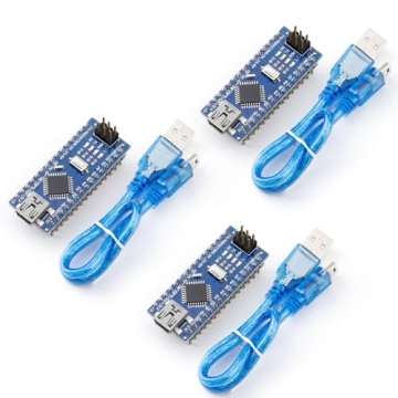 ELEGOO Pre-soldered Nano Board CH 340/ATmega328P USB Cable for Arduino