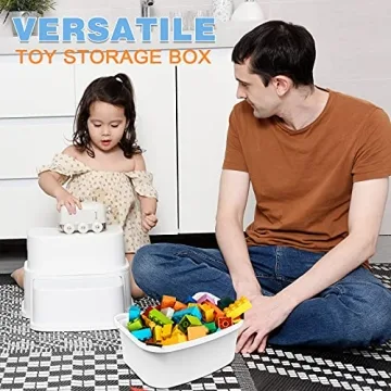 Glamore 2 Step Stool for Kids – Non-Slip, Lightweight – Toddler Step Stool for Bathroom Sink Sturdy with 300 lbs Capacity – Easy to Clean & Install – Ideal for Bathroom, Kitchen, Toilet Training