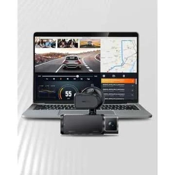 VANTRUE N5, N4 Pro Dash Cam GPS Receiver Module Type C USB Port Car Suction Cup Mount for Windows and Mac