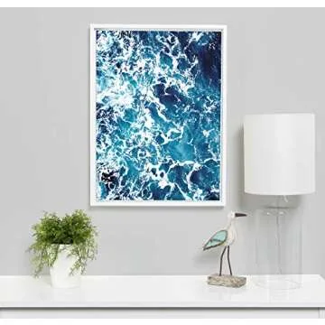 Kate and Laurel Sylvie Ocean Waves Canvas Art 18x24