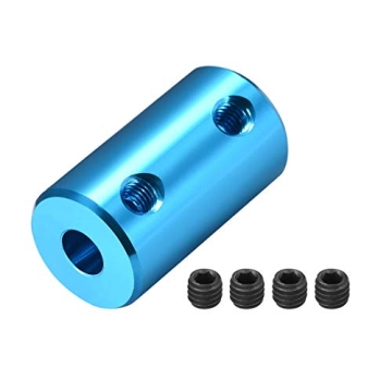 uxcell 5mm to 5mm Bore Rigid Coupling Set Screw L25XD14 Aluminum Alloy Shaft Coupler Connector Motor...