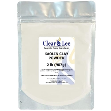 ClearLee Kaolin Clay - 100% Pure Natural Powder for DIY Masks & Skin Detox