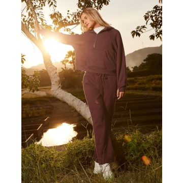 CRZ Yoga Cozy Fleece Lined Sweatpants Stylish Comfort