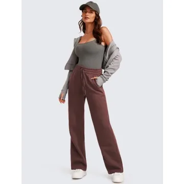 CRZ Yoga Cozy Fleece Lined Sweatpants Stylish Comfort