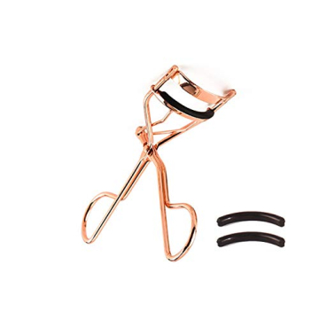 Professional Golden Eyelash Curler with Silicone Pads - EMILYSTORES