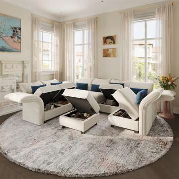 LLappuil Sectional Sofa with Storage - Comfort Meets Style