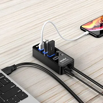 Atolla USB 3.0 Hub with 4 Ports and Switches