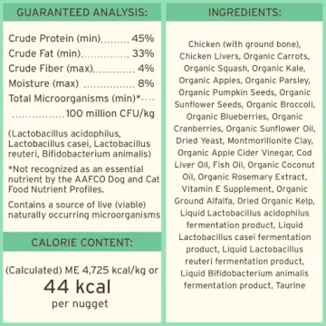 Healthy Freeze Dried Dog Food Nuggets - Premium Chicken