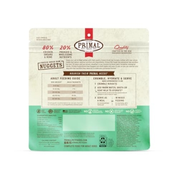 Healthy Freeze Dried Dog Food Nuggets - Premium Chicken