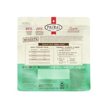 Healthy Freeze Dried Dog Food Nuggets - Premium Chicken