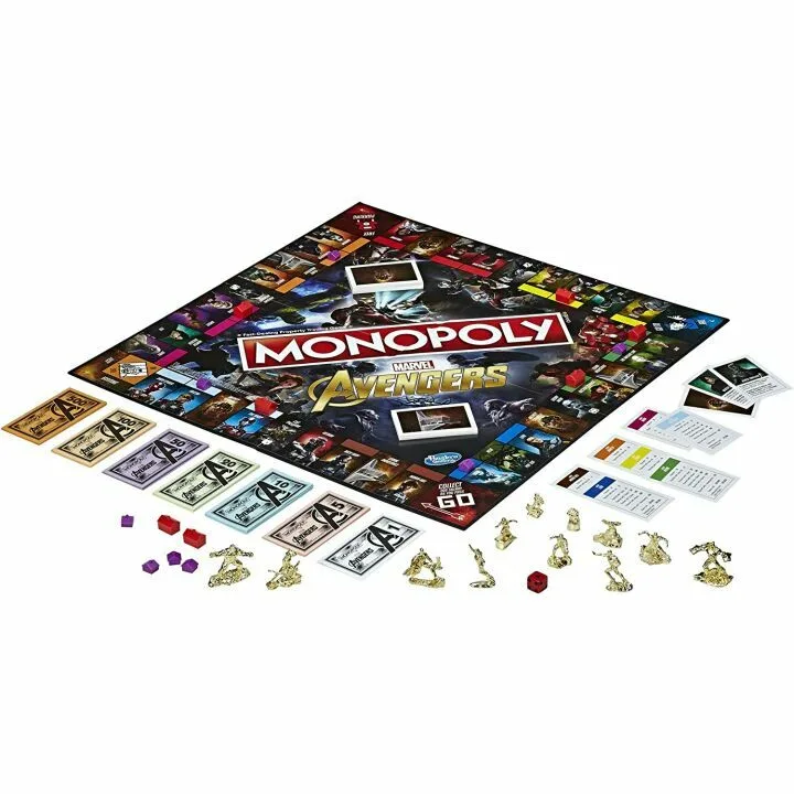 Marvel Avengers Monopoly Game for Ages 8 and Up