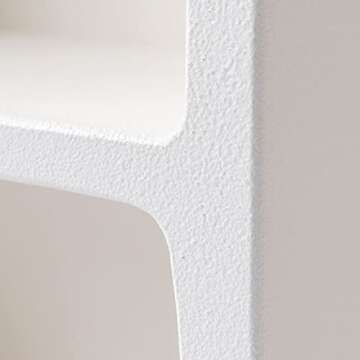 BOOMLATU 2 Tier White Floating Shelves for Wall,15.1" Arched Bathroom Shelves Wall Mounted for Living Room, Bedroom,Office