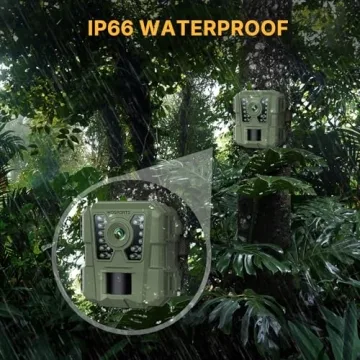 WOSPORTS Mini Trail Camera 24MP Video Wildlife Monitoring