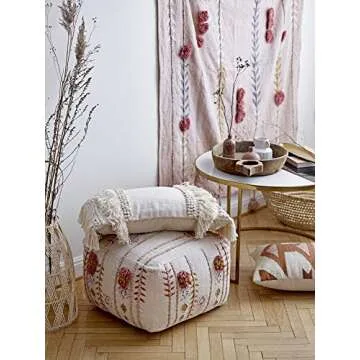 Creative Co-Op Woven Lumbar Pillow for Stylish Comfort