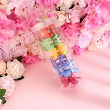 Canitor 6Pcs Hawaii Flower Claw Clip Large Flower Hair Clips for Thick Thin Hair Cute Hair Clips Hair Accessories for Girls Women Preppy Cute Stuff Things for Teen Girls Gifts Trendy Stuff