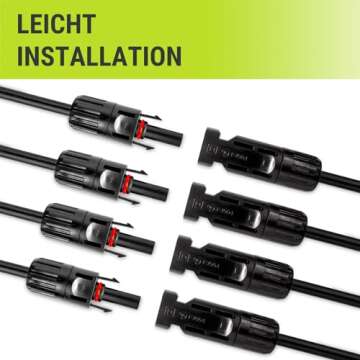 Newpowa Solar Panel Connectors for Easy Installation