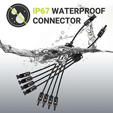 Newpowa Solar Panel Connectors for Easy Installation