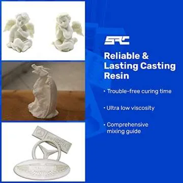 SPRESIN Fabri-Cast 50 1 Gal (0.5-Gal Part A + 0.5-Gal Part B) Polyurethane Casting Resin for Models, Figurines, and Sculptures, Silicone Hand Molding Set, Ultra Low Viscosity Liquid and Fast Curing