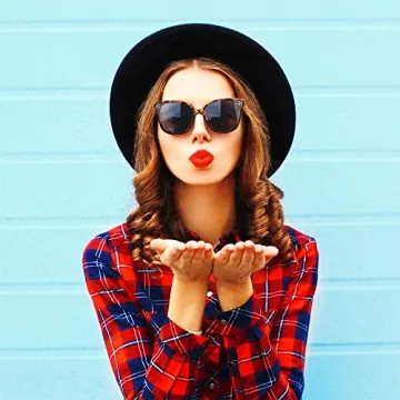 FEISEDY Retro Square Polarized Sunglasses Women Men Oversized Vintage Shades B2600