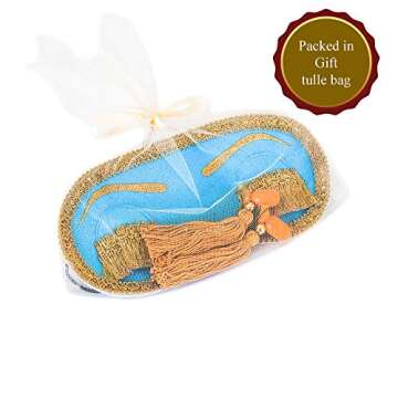 ComfortDecorHouse Audrey Hepburn Sleep Mask with Embroidery Eyelashes Holly Golightly Sleep Masks Breakfast at Tiffanys Eye Mask Sleeping Eye Masks Bridal Shower Favor Blue Felt Night Mask