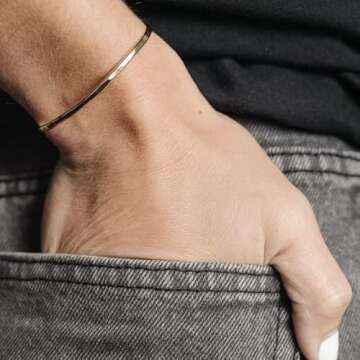 Bristol Cuff Bracelet | Gold Stack Bracelet | Gold-Filled for Women | Simple and Elegant | Minimalis...