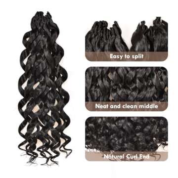 ToyoTress GoGo Curl Crochet Hair – 12 Inch Soft Curls