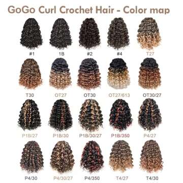 ToyoTress GoGo Curl Crochet Hair – 12 Inch Soft Curls