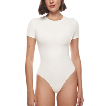 INLYRIC Women's Ultra-Soft Stretchy Bodysuit - Summer Wardrobe Essential