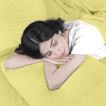 Utopia Bedding Queen Bed Sheets Set - 4 Piece Bedding - Brushed Microfiber - Shrinkage and Fade Resistant - Easy Care (Queen, Yellow)