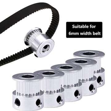 Durable Saiper GT2 20 Teeth Timing Pulley for 3D Printers