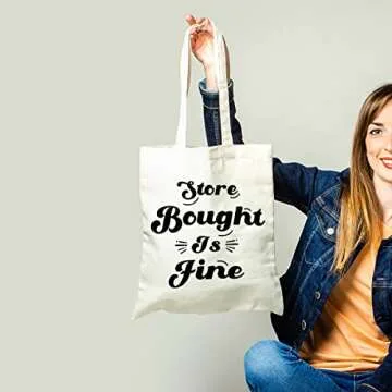 Cute Natural Cotton Eco-Friendly Reusable Tote Bag