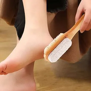 Aisilk Foot Brush & Pumice Stone Combo for Smooth Feet