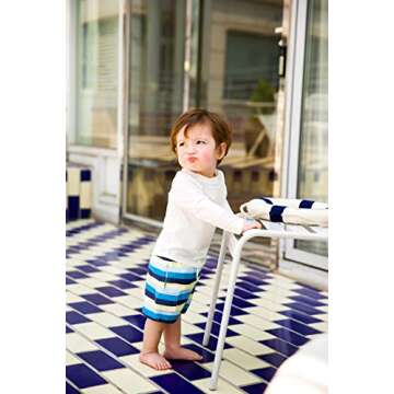 VAENAIT BABY Kids Sun Protection Rashguard Swim Shirt