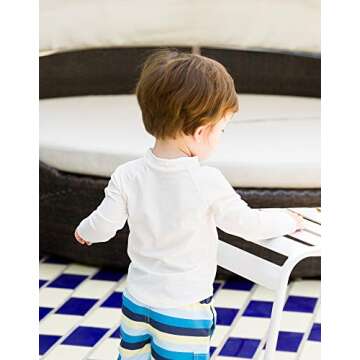 VAENAIT BABY Kids Sun Protection Rashguard Swim Shirt
