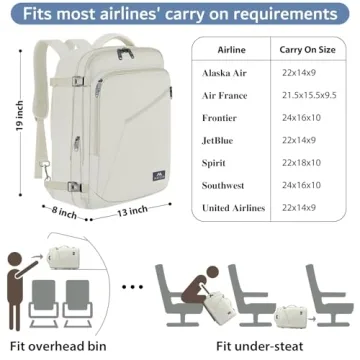 MATEIN Expandable Travel Backpack for Adventurous Souls