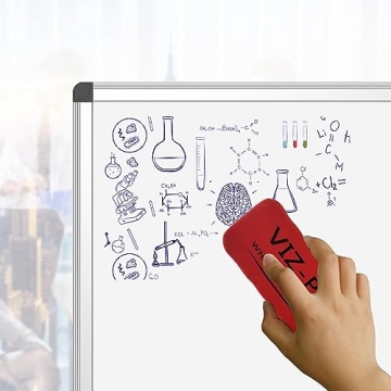 VIZ-PRO Magnetic Dry Erase Board - Easy Clean & Versatile