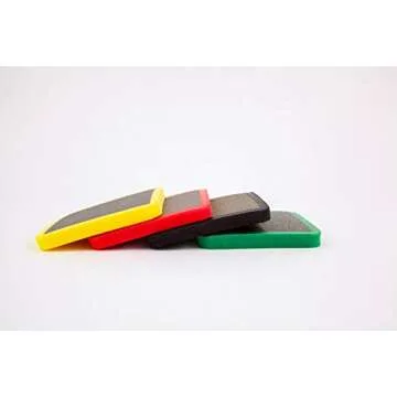 KGS Diamond PRO-PAD Hand Polishing 75x75x10 mm (4 Pack, Combination Set (grit 60, 120, 200, 400))